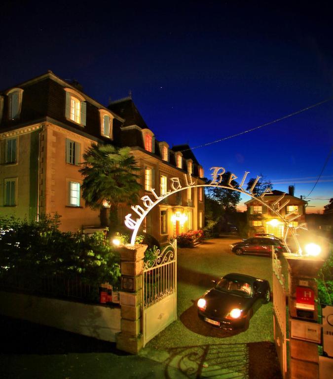 Logis Hotel Restaurant Chateau Bellevue Cazaubon Exterior foto